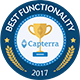 Capterra functionality badge