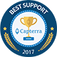 Capterra customer support badge